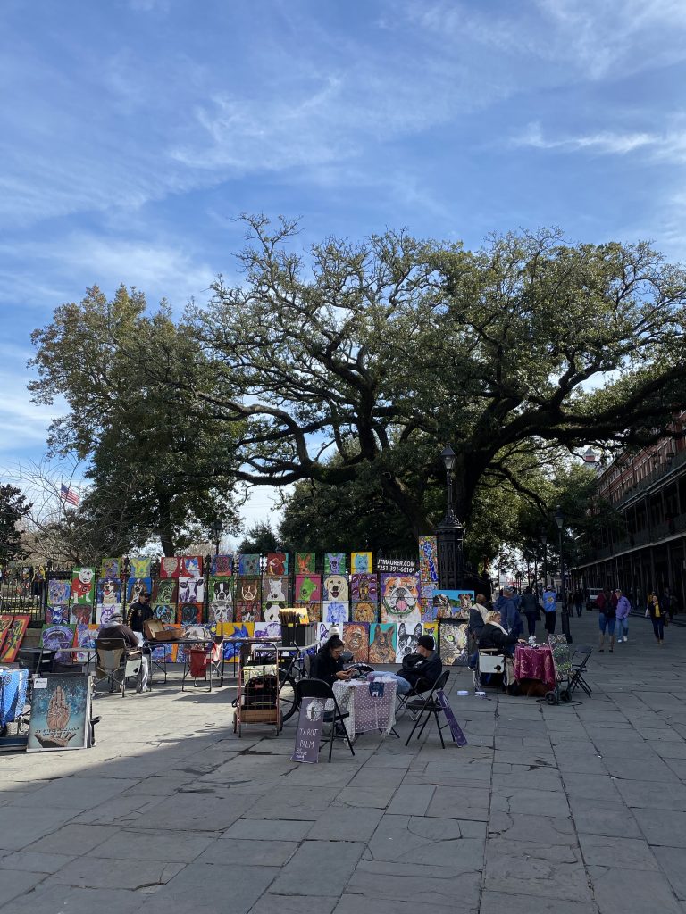 New Orleans Artist's Hub at Jackson Square