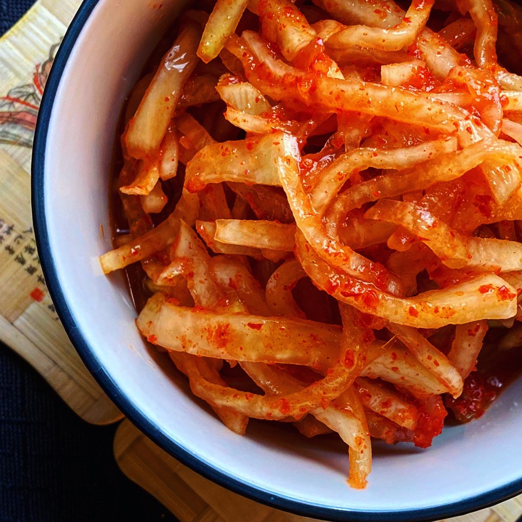 Korean Radish Kimchi