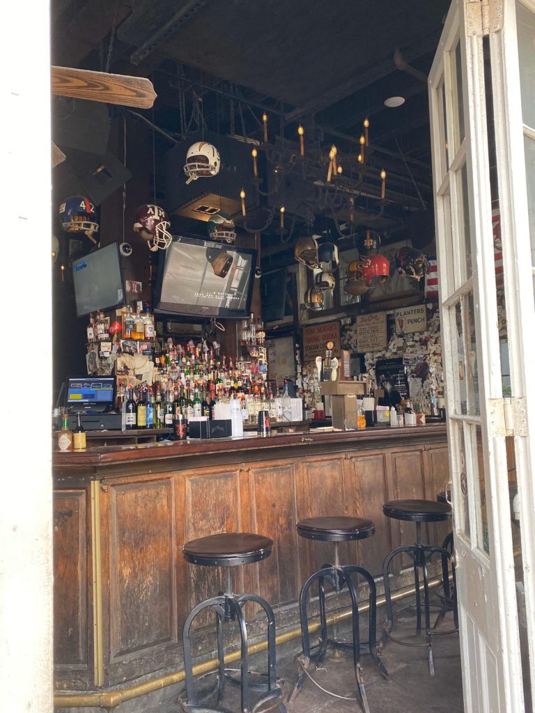 bars on Bourbon Street