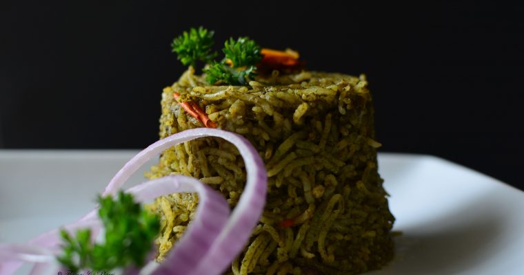 Spinach & Parsley Rice